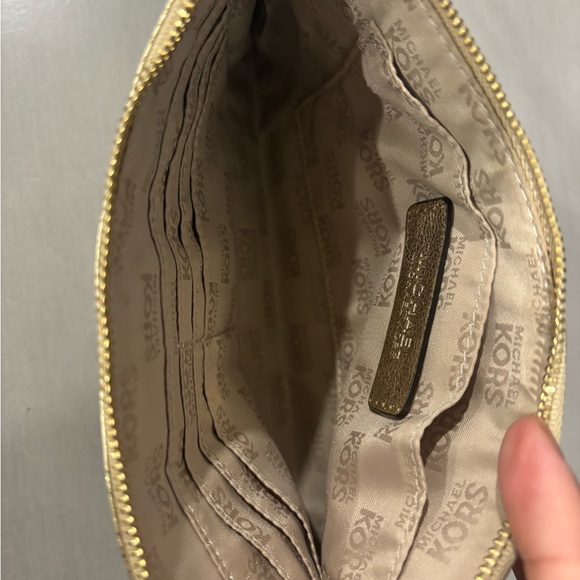 Michael Kors Gold Wristlet Clutch - Picture 5 of 5